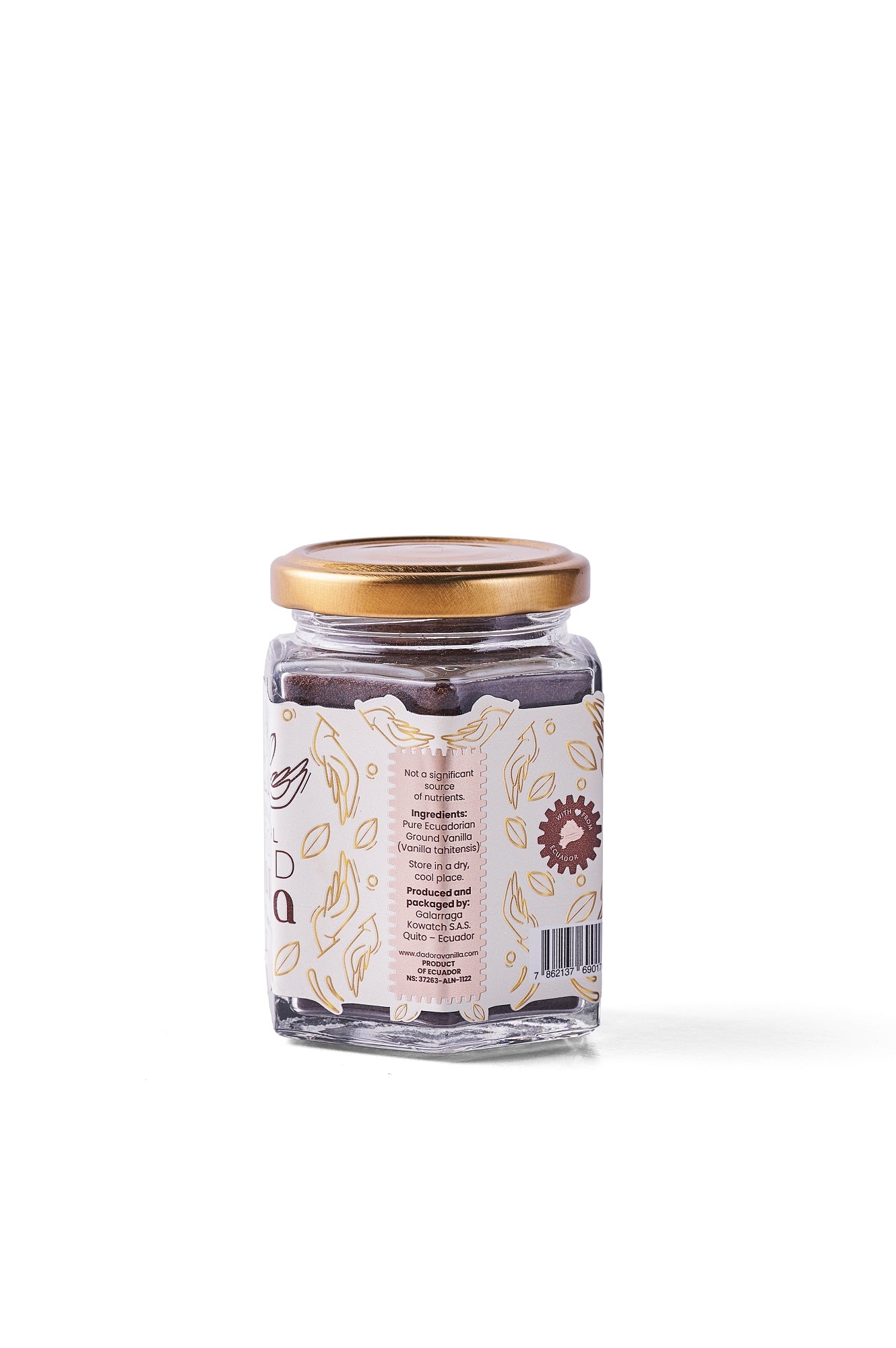 100% Natural Ground Vanilla - Pure Tahitian Vanilla Bean Powder