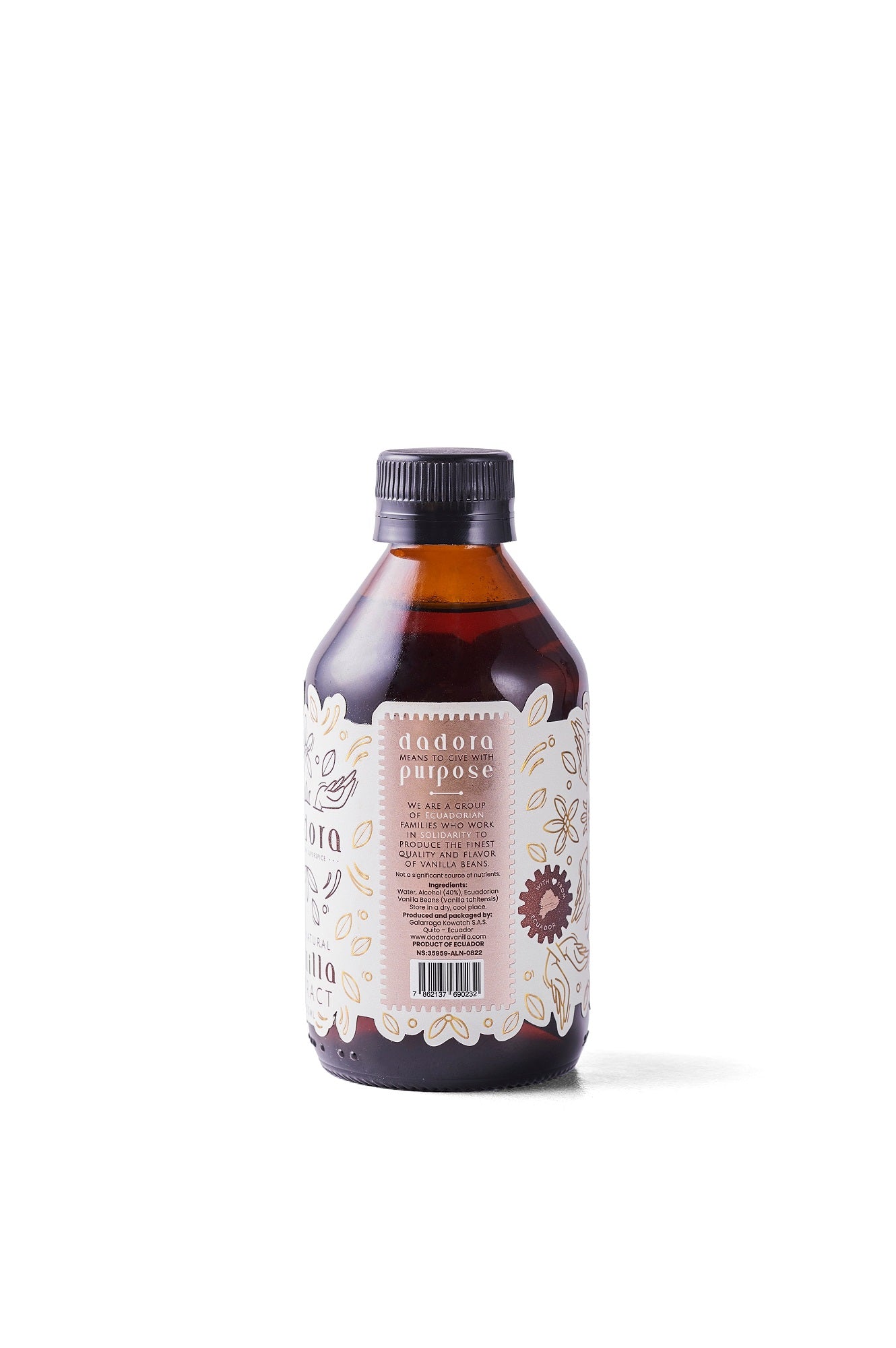 Dadora Pure Tahitian Vanilla Extract – Limited Edition, Gourmet Vanilla Extract