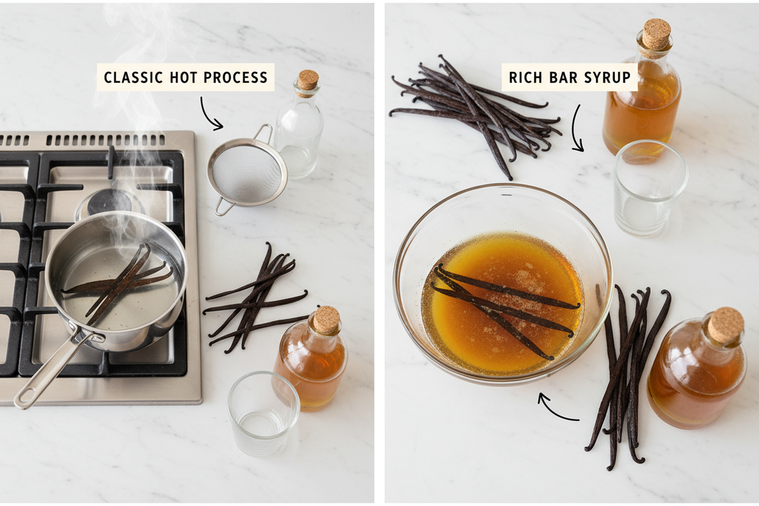 Vanilla Bean Simple Syrup (3 Foolproof Methods)