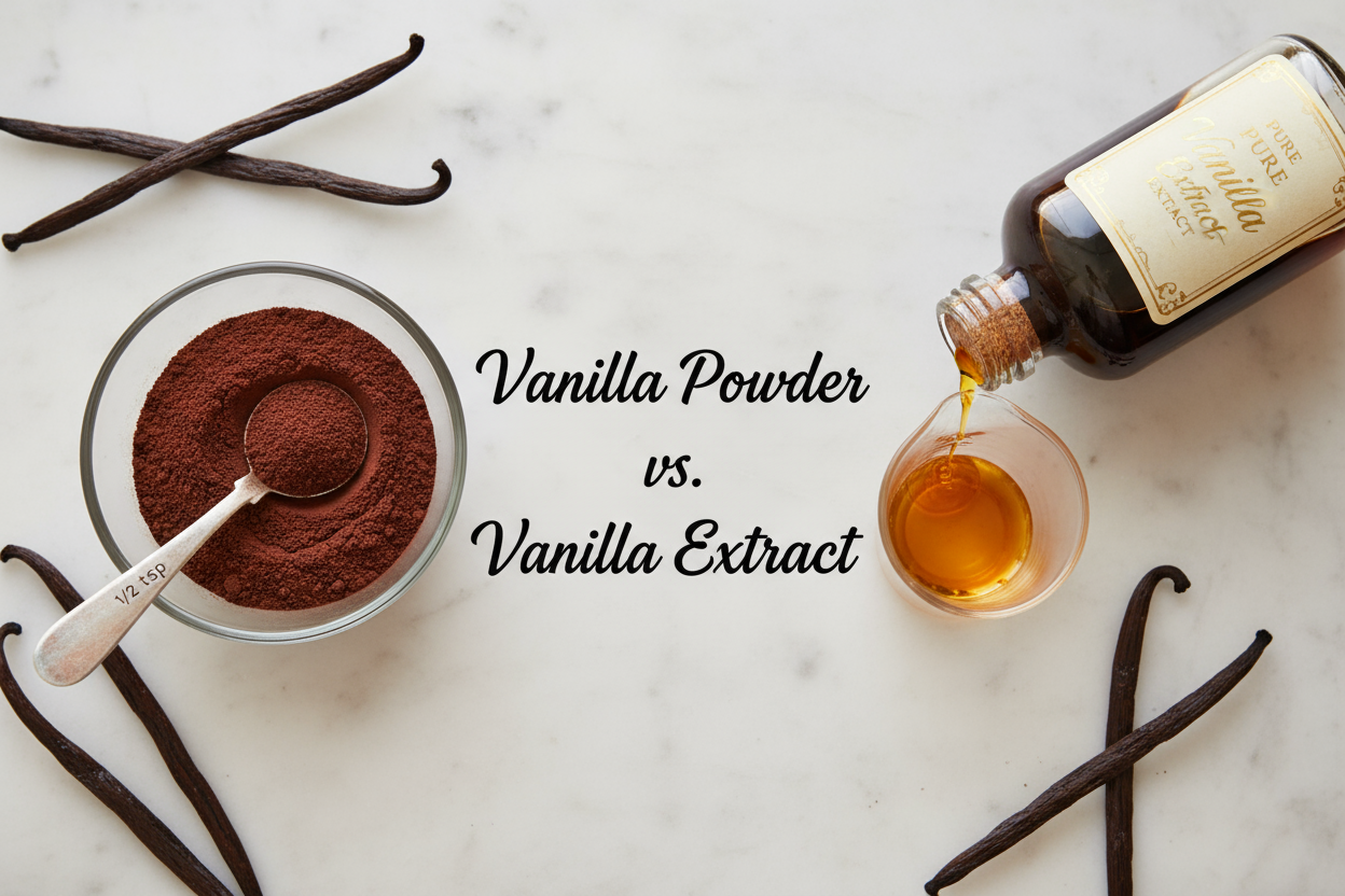 Exploding Vanilla Powder Vanilla Powder vs. Vanilla Extract: What’s the Difference & When to Us ...