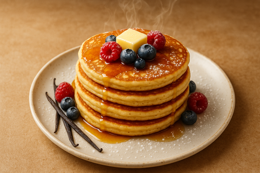 Breakfast Just Got Better: Vanilla-Infused Pancakes and Syrups