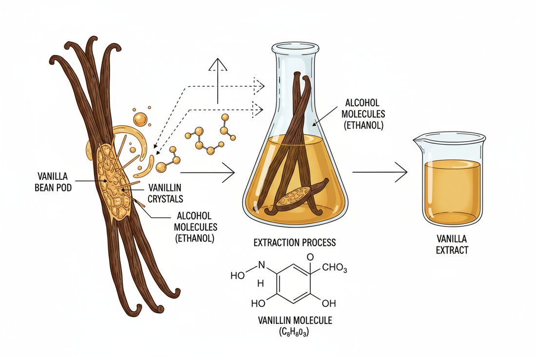 What Alcohol Does to Vanilla Flavor (The Science of Extracting Vanillin)