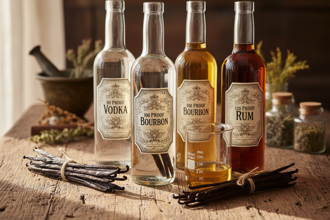 What Proof Alcohol Is Best for Vanilla Extract? (40%, 70%, 95% Explained)
