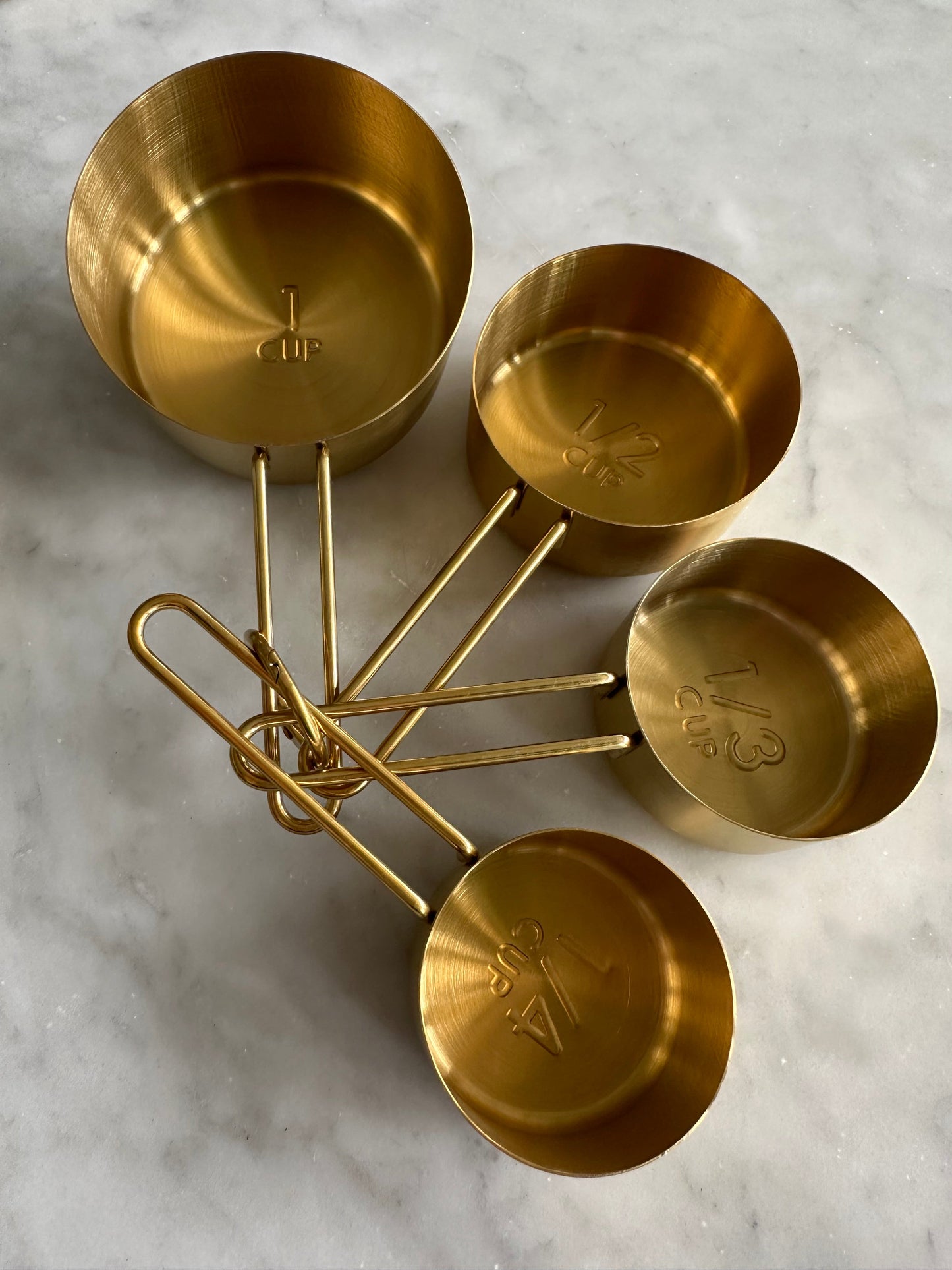 Premium Gold Measuring Cups & Spoons Set