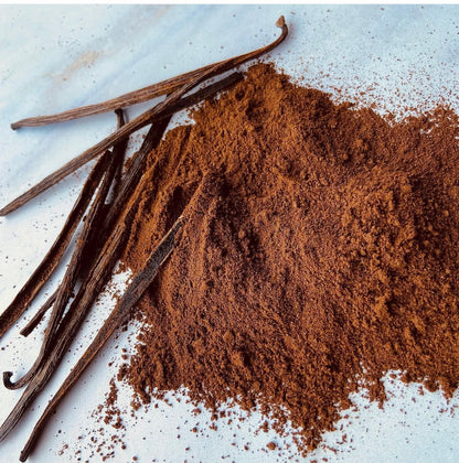 100% Natural Ground Vanilla - Pure Tahitian Vanilla Bean Powder