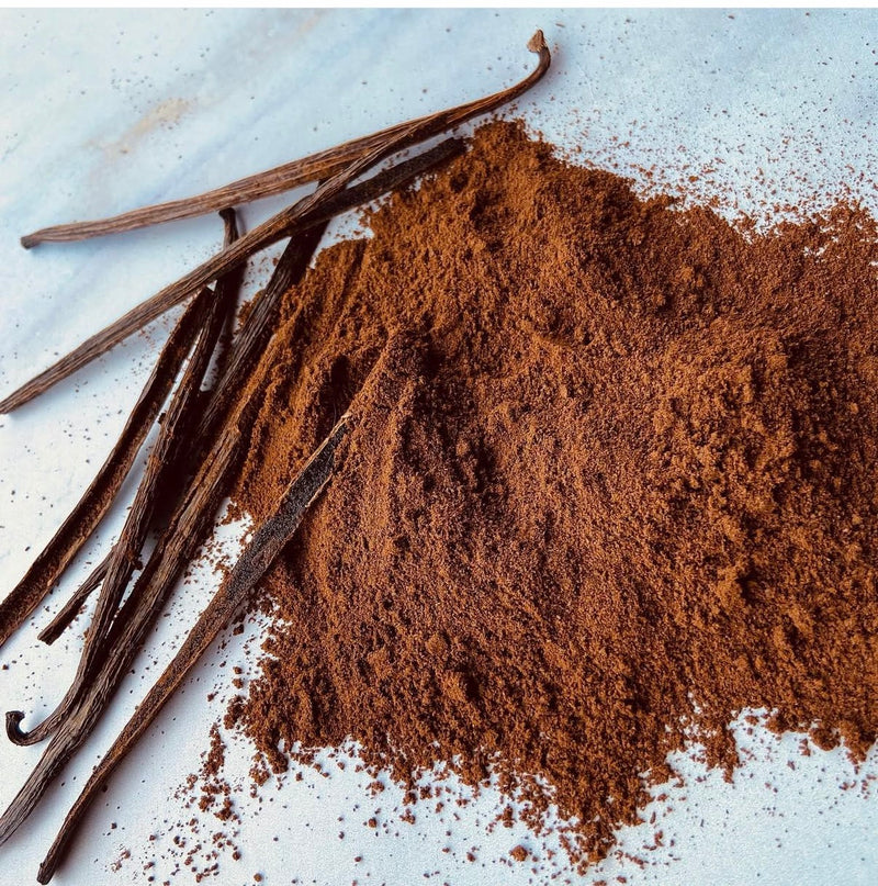 100% Pure Tahitian Vanilla Bean Powder – Grown in Ecuador