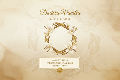 Dadora Vanilla Digital Gift Card – The Perfect Gourmet Gift 1200x1200 px