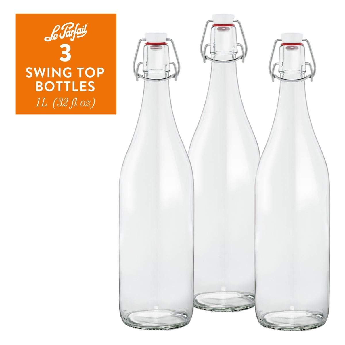 Le Parfait French Glass Swing-Top Bottle for Vanilla Extract